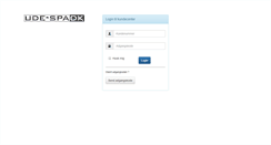 Desktop Screenshot of kundecenter.udespa.dk