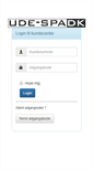 Mobile Screenshot of kundecenter.udespa.dk